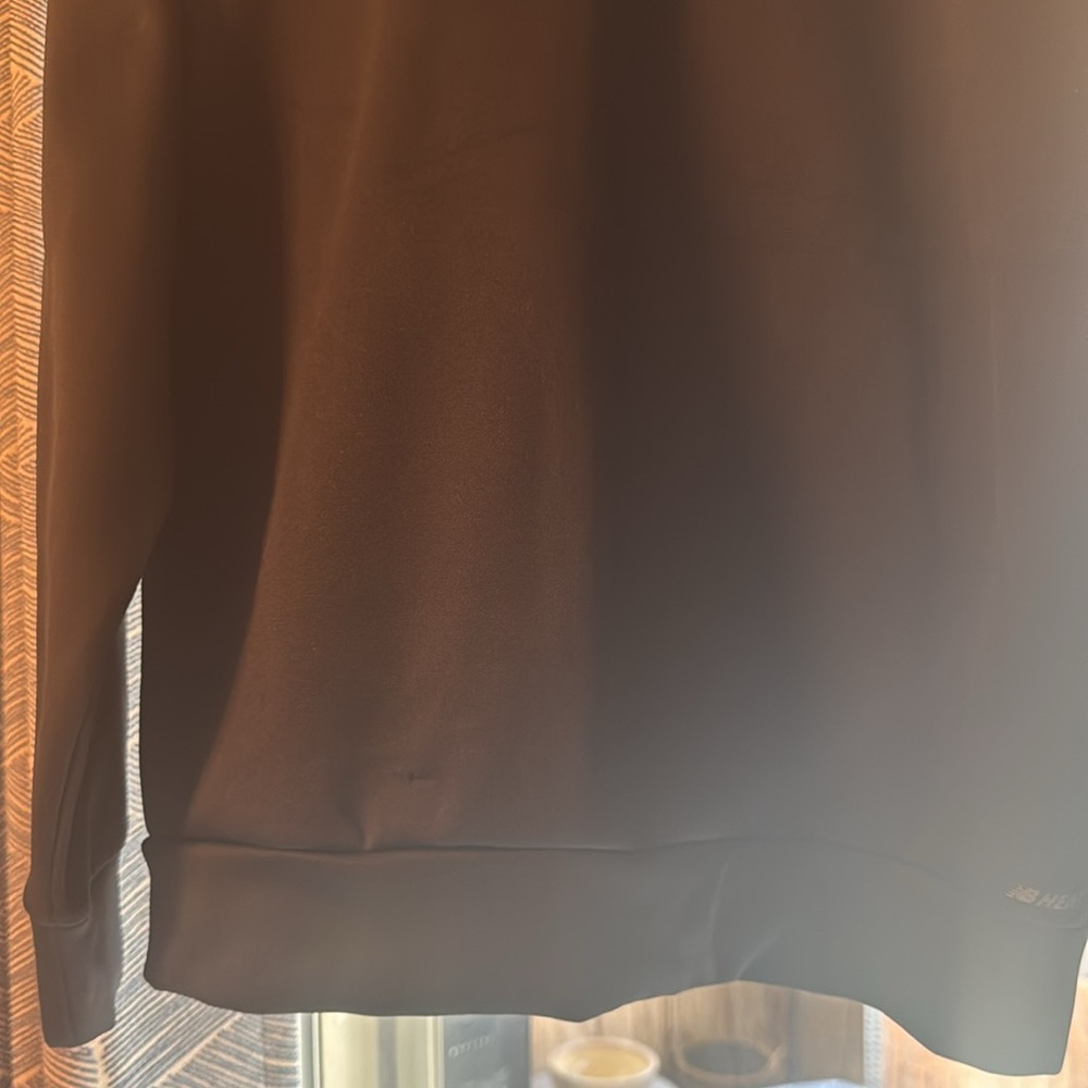 Black New Balance Hooded Zip-Up Sweatshirt Jacket - Picture 4 of 6